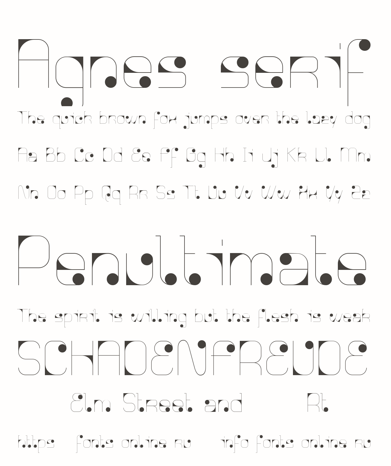 Agnes serif Free Font Download